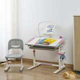 Комплект дитячих меблів FunDesk парта та стілець трансформери Littonia Pink - Pampik - 11