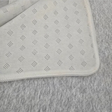 Плед NL Baby, двусторонний, хлопковый, 85х85 см, серый с белым (049/31835) - Pampik - 5