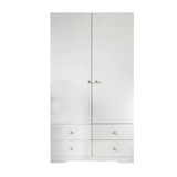 Шафа NL Baby, 180х95х51 см, білий (0000/31850) - Pampik