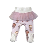 Набір NL Baby Monnalisa: плед двосторонній, 85х65 см та повзунки, р.56, рожевий (31791) - Pampik - 3