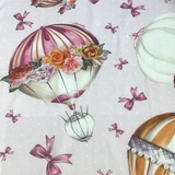 Набір NL Baby Monnalisa: плед двосторонній, 85х65 см та повзунки, р.56, рожевий (31791) - Pampik - 5