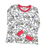 Піжама NL Baby з довгими рукавами, бавовняна, утеплена, 2 роки, біло-кораловий (00520/37871) - Pampik - 3