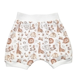 Піжама NL Baby з короткими рукавами та шортами, бавовняна, 3-6 міс., білий (012/38409) - Pampik - 3