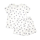 Піжама NL Baby з короткими рукавами та шортами, бавовняна, 5 років, білий (042/37642) - Pampik