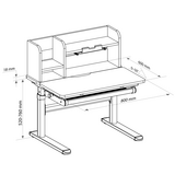 Стіл-трансформер Fundesk Invito Grey - Pampik - 11