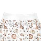 Піжама NL Baby з короткими рукавами та шортами, бавовняна, 3-6 міс., білий (012/38409) - Pampik - 6