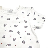 Піжама NL Baby з короткими рукавами та шортами, бавовняна, 5 років, білий (042/37642) - Pampik - 2