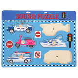 Пазл дерев'яний музичний Legler Транспорт (10730/31434) - Pampik - 2