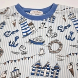 Піжама NL Baby Blumarine з довгими рукавами, бавовняна, 2 роки, різнокольоровий (005/37156) - Pampik - 7