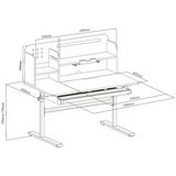 Парта-трансформер FunDesk Dolore Plus Grey - Pampik - 10