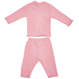 Пижама для девочки Twins Ego Organic, интерлок, р.80, пудровый (W-191-TEGOPD-24) - Pampik