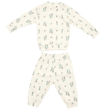 Піжама Twins Mimi Mornings Кролики, інтерлок, р.86, молочний (W-191-TMMIP86-13) - Pampik