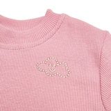 Пижама для девочки Twins Ego Organic, интерлок, р.80, пудровый (W-191-TEGOPD-24) - Pampik - 2