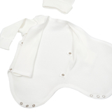 Комплект одягу Twins Ego Organic, інтерлок, р.48, молочний (W-191-TPEGO48-202) - Pampik - 3