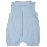 Пісочник Twins, муслін, р.62, блакитний (W-103-PTМ62-04) - Pampik