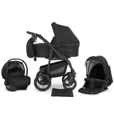 Универсальная коляска 3 в 1 Verdi Sonic Comfort 9023-VC-05 black fabric - Pampik - 2