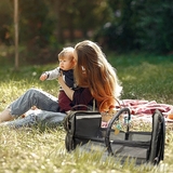 Рюкзак-кроватка портативная NL Baby, серый (0000/38450) - Pampik - 19