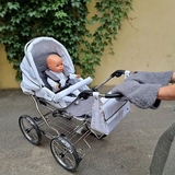 Набор NL Baby: матрасик универсальный и муфта-перчатки, серый (36136) - Pampik - 8