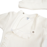 Чоловічок та шапочка для дівчинки Twins Ego Baby Girl, інтерлок, р.68, молочний (W-192-TEBG68-202) - Pampik - 2