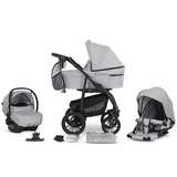 Универсальная коляска 3 в 1 Verdi Sonic Comfort 9023-VC-02 light gray skin - Pampik - 2