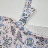 Накидка для годування NL Baby з чохлом, 80х60 см, біло-блакитний (802/37171) - Pampik - 3