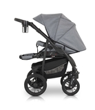 Универсальная коляска 3 в 1 Verdi Sonic Comfort 9023-VC-01 gray fabric - Pampik - 12
