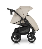 Універсальна коляска 3 в 1 Verdi Sonic Comfort 9023-VC-09 ecru/black skin - Pampik - 16