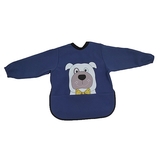 Накидка и слюнявчик NL Baby с мягким воротником, водонепроницаемые, синий (0000/37303) - Pampik - 2