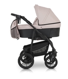 Універсальна коляска 3 в 1 Verdi Sonic Comfort 9023-VC-08 powder pink/black skin - Pampik - 3