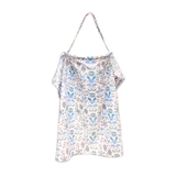 Накидка для годування NL Baby з чохлом, 80х60 см, біло-блакитний (802/37171) - Pampik