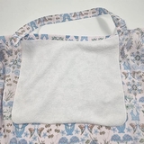 Накидка для годування NL Baby з чохлом, 80х60 см, біло-блакитний (802/37171) - Pampik - 4