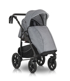 Универсальная коляска 3 в 1 Verdi Sonic Comfort 9023-VC-01 gray fabric - Pampik - 15
