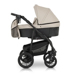 Універсальна коляска 3 в 1 Verdi Sonic Comfort 9023-VC-09 ecru/black skin - Pampik - 3