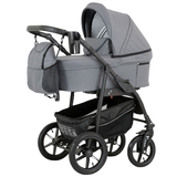 Универсальная коляска 3 в 1 Verdi Sonic Comfort 9023-VC-01 gray fabric - Pampik