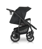 Универсальная коляска 3 в 1 Verdi Sonic Comfort 9023-VC-05 black fabric - Pampik - 6