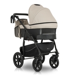 Універсальна коляска 3 в 1 Verdi Sonic Comfort 9023-VC-09 ecru/black skin - Pampik - 6