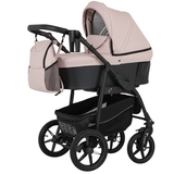 Універсальна коляска 3 в 1 Verdi Sonic Comfort 9023-VC-08 powder pink/black skin - Pampik