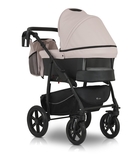 Універсальна коляска 3 в 1 Verdi Sonic Comfort 9023-VC-08 powder pink/black skin - Pampik - 6