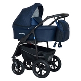 Универсальная коляска 3 в 1 Verdi Sonic Plus 9023-VSP-10 10, темно-синий - Pampik