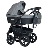 Универсальная коляска 3 в 1 Verdi Sonic Plus 9023-VSP-04 04, серый - Pampik
