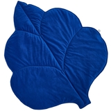 Килимок Twins Листочок, вельвет, 100х120 см, indigo синій (5001-KTLV-09) - Pampik