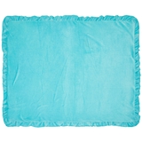 Килимок Twins з рюшкою, велюр, 110х90 см, ментол (5000-KTLW-14) - Pampik