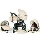 Универсальная коляска 3 в 1 Verdi Travel 9023-VTL-04 ecru, кремовый - Pampik - 2
