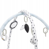 Килимок розвиваючий Baby Mix Місяці, білий з сірим (53100) - Pampik - 3