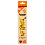 Карандаши цветные Yes Line Friends, 6 шт (290710) - Pampik