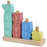 Ігровий набір дерев'яний Eurekakids Піраміда (69180527/37606) - Pampik - 2