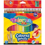 Олівці кольорові Colorino, тригранні, з точила, 24 кольори (57462PTR) - Pampik