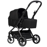 Універсальна коляска 2 в 1 EasyGo Zoya 9023-EGZ/EB black - Pampik