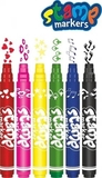 Фломастеры Colorino, двухсторонние, со штампами, 6 цветов (36122PTR) - Pampik - 2