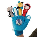 Іграшка м'яка на руку Eurekakids Рукавичка, синій (69180033/37600) - Pampik - 3